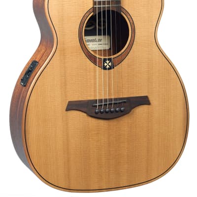 LAG TRAVEL-RCE Tramontane Acoustic Electric Travel Guitar. Red Ceder TRAVEL-RCE-U for sale