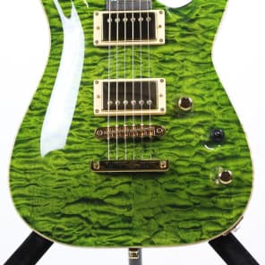 ESP Horizon Original Series See Thru Green Exhibition Electric Guitar image 4