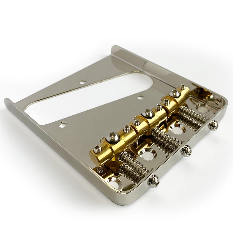 AxLabs Tele-Style String-Through Bridge | Brass Swivel | Reverb