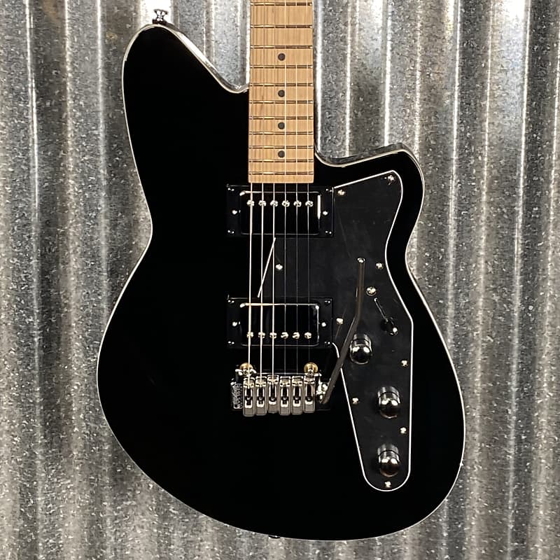 Reverend Jetstream HB Midnight Black Guitar #61151 Used image 1