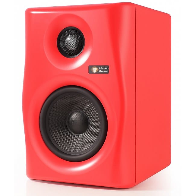 MONKEY BANANA Lemur 5 RD aktiv (Stk) 5Zoll/110Watt Nahfeld-Modelling-Studio-Monitor, rot image 1