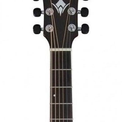 Washburn AG70CEK-A Washburn Apprentice Grand Auditorium Guitar, Spruce w/ Walnut Sides, w/ Case image 4