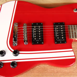 FENDER TORONADO GT HH rare offset model Racing Stripe Red Guitar