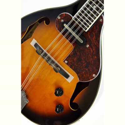 Ibanez M510E-BS Acoustic/Electric Mandolin 2020 Brown Sunburst image 7