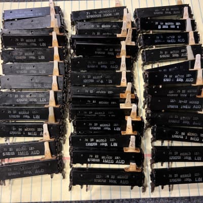 38 ARP Vintage CTS slide pots 1978 Odyssey Axxe ProDgx Omni Quadra