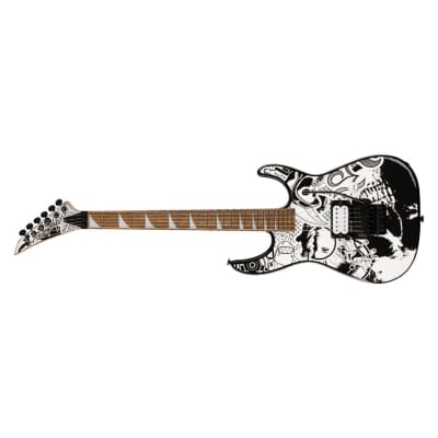 Jackson X Series Dinky DK1 H 6-String Right-Handed Electric Guitar with Laurel Fingerboard and Bolt-On Maple Neck (Skull Kaos) image 6