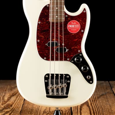 Squier Classic Vibe '60s Mustang Bass - Olympic White - Free Shipping image 1