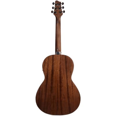 Sawtooth Mahogany Series Left-Handed Solid Mahogany Top Acoustic-Electric Parlor Guitar image 4