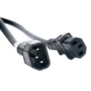 Accu-Cable ECCOM6 IEC M to IEC F Power Extension Cable - 6'