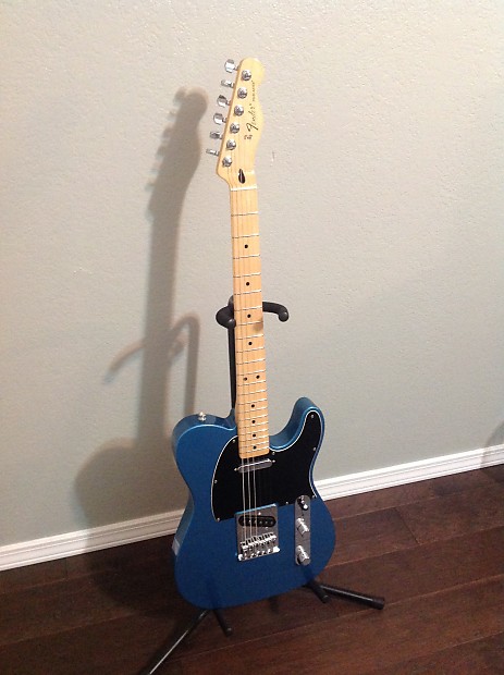 Fender Standard Telecaster 2017 Lake Placid Blue Black | Reverb
