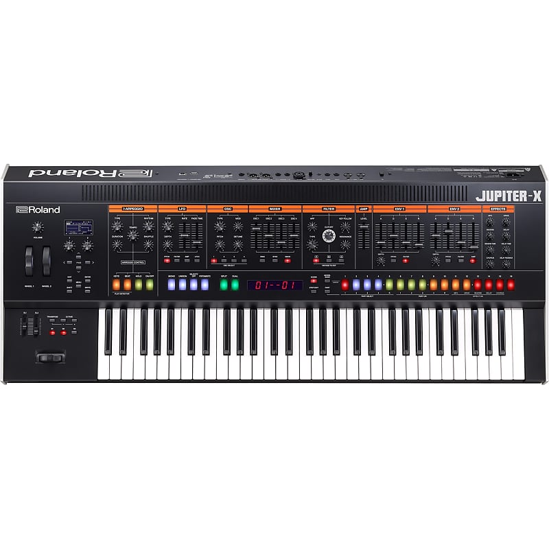 Roland Jupiter-X 61-Key Synthesizer Keyboard with Aftertouch & Microphone Input image 1