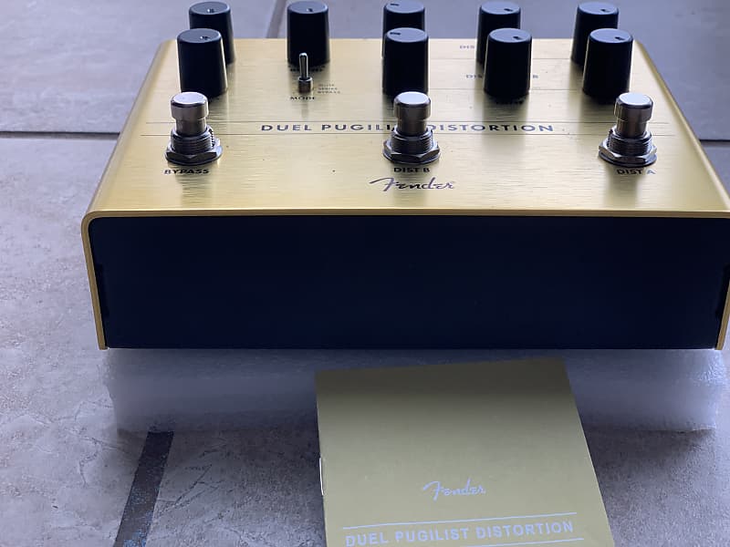 Fender Duel Pugilist Distortion 2021 - Present - Yellow | Reverb