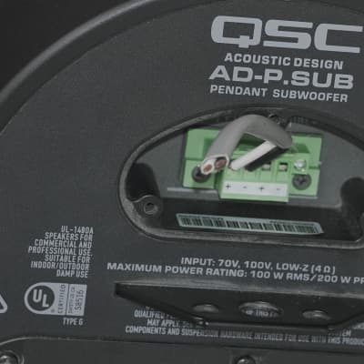 QSC AD-P.SUB - AcousticDesign -Black image 3