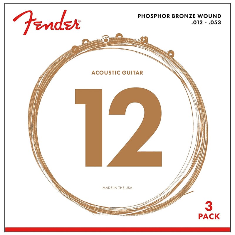 Acoustic Guitar Strings, XS, Phosphor Bronze, 80/20 Bronze, & More
