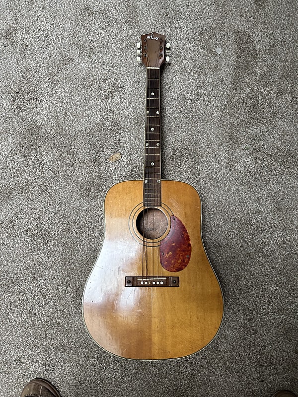 Kay 6100 acoustic guitar 1950s Natural Reverb