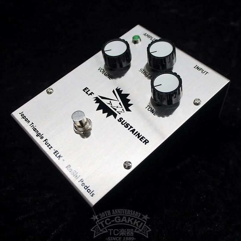 ギター Roshi Pedals ELF Sustainer RoShi Pedals ELF ファZZ｣ ELK BIG MUFF SUSTAINER Clone