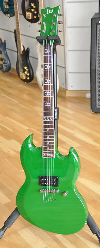 ESP LTD MC-200 Max Cavalera Signature Brazilian Green | Reverb