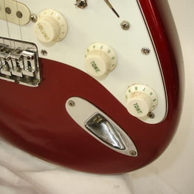 Vintage 1974 Fender Hardtail Stratocaster Electric Guitar, Maple Fingerboard, Red w/ Case image 6
