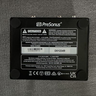 PreSonus MicroStation BT 2.1 Bluetooth Studio Monitor Controller 2021 - Present - Black image 5