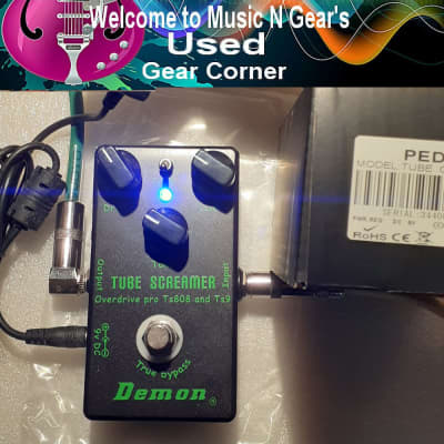 DemonFx tube screamer II clone BLACK | Reverb