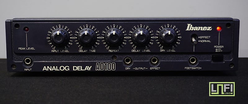 Ibanez / Maxon AD100 80's Vintage Analog / Analogue Delay - 240V