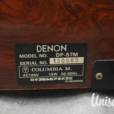 Denon DP-57M Direct Drive Turntable System in Very Good Condition! image 21