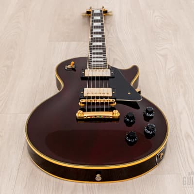 1981 Tokai Love Rock Custom LC100 Vintage Guitar Wine Red, 100% Original w/ Case image 10