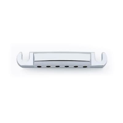 Allparts Stop Tailpiece w/Studs - Chrome for sale
