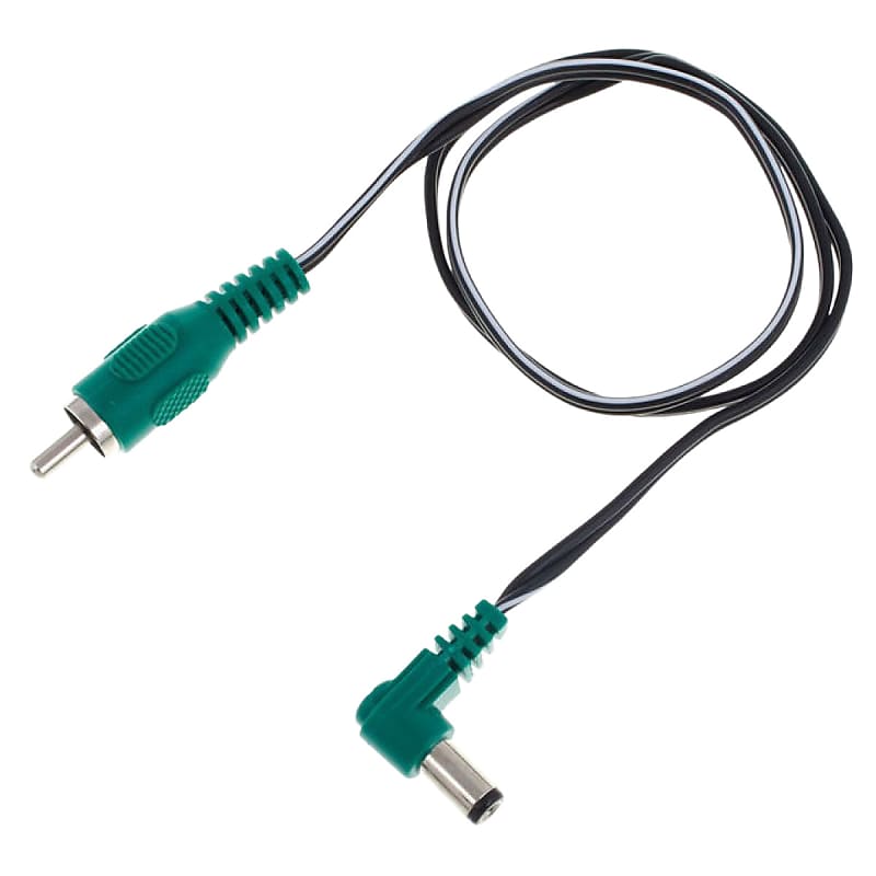 CIOKS Type 4 Flex Cable with 5.5 / 2.5mm Centre Positive Angled DC Plug - 50cm image 1