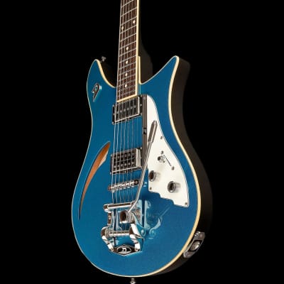 Duesenberg Double Cat Catalina Blue Electric Guitar image 3