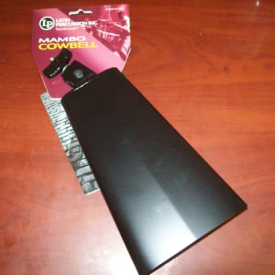 Latin Percussion LP229 Mountable Mambo Cowbell Black image 1