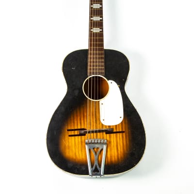 Harmony Stella Parlour Acoustic Guitar Used On F.O.D. Owned By Billie Joe Armstrong Of Green Day image 3