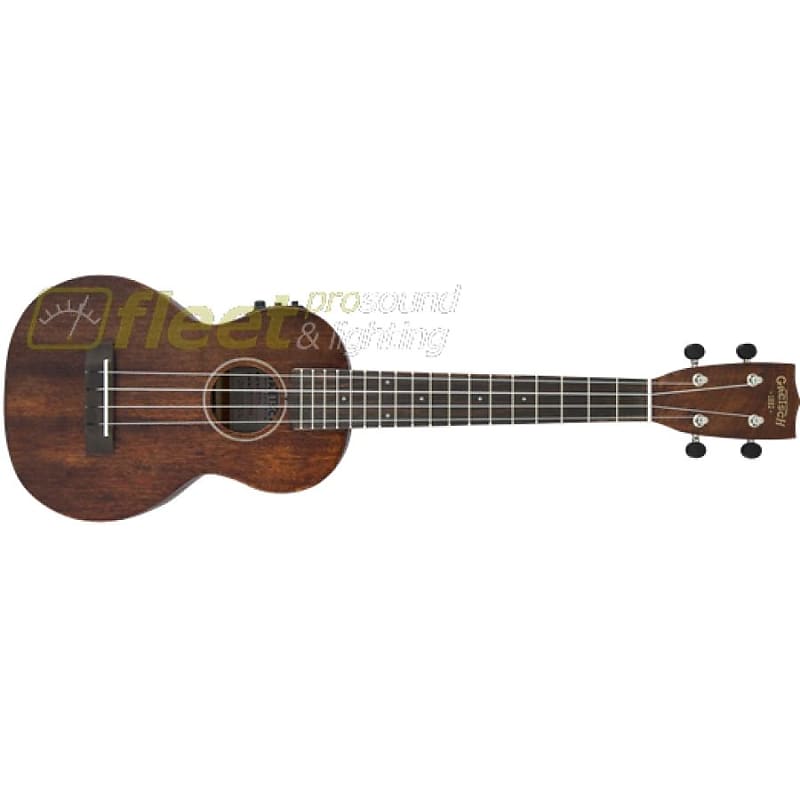 Gretsch® G9110-L Concert Long-Neck A.E. Ukulele with Gig Bag, Fishman® Kula  Pickup, Vintage Mahogany Stain ( 2732031321)