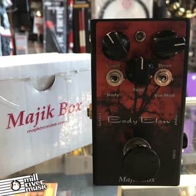 Majik Box Body Blow Overdrive Guitar Pedal w/Box Used | Reverb