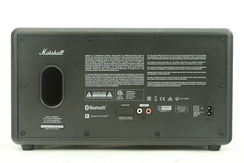 Marshall Stanmore II Black - Bluetooth speaker | Reverb