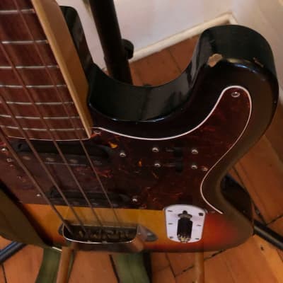 Hohner Rare'78 Hohner Tele Telecaster Vintage Sunburst Bass Guitar image 3