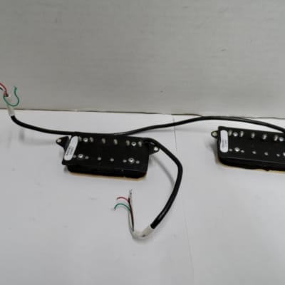 Ernie Ball Music Man AXIS EX, Van Halen EVH Signature SET of 2 Vintage Genuine USA DiMarzio Custom B1 Bridge & N2 Neck Humbucker Pickups 4 conductor Black & Cream Zebra BHWB1BCL 373963 & BHNN2BCL 373966 N1 90's image 4