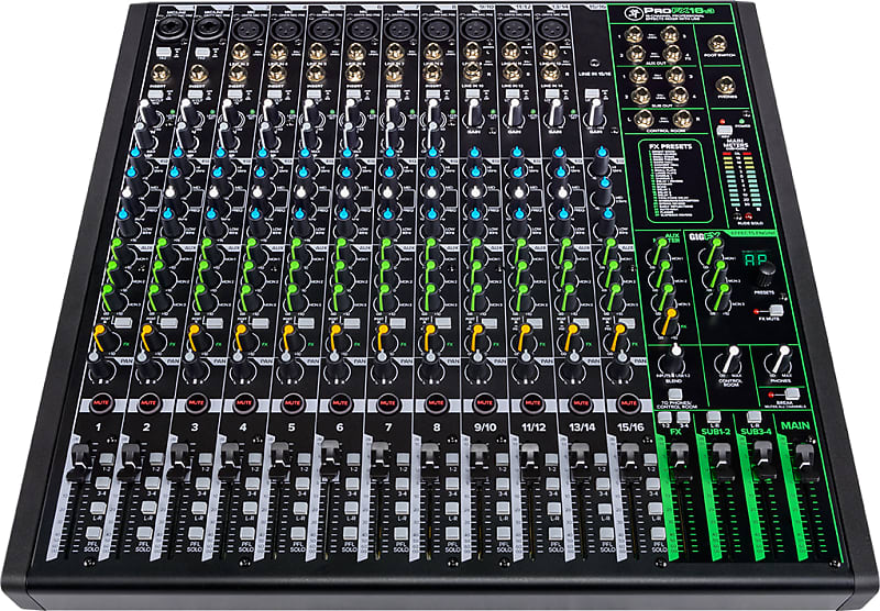 Mackie ProFX16v3 16-Channel Professional Effects Mixer w/ USB & Built-In FX image 1