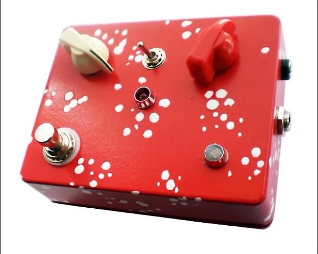Moody Sounds Mushroom Echo Analog Delay and Pitch Shifter. Hand Painted Experimental Guitar Pedal image 1