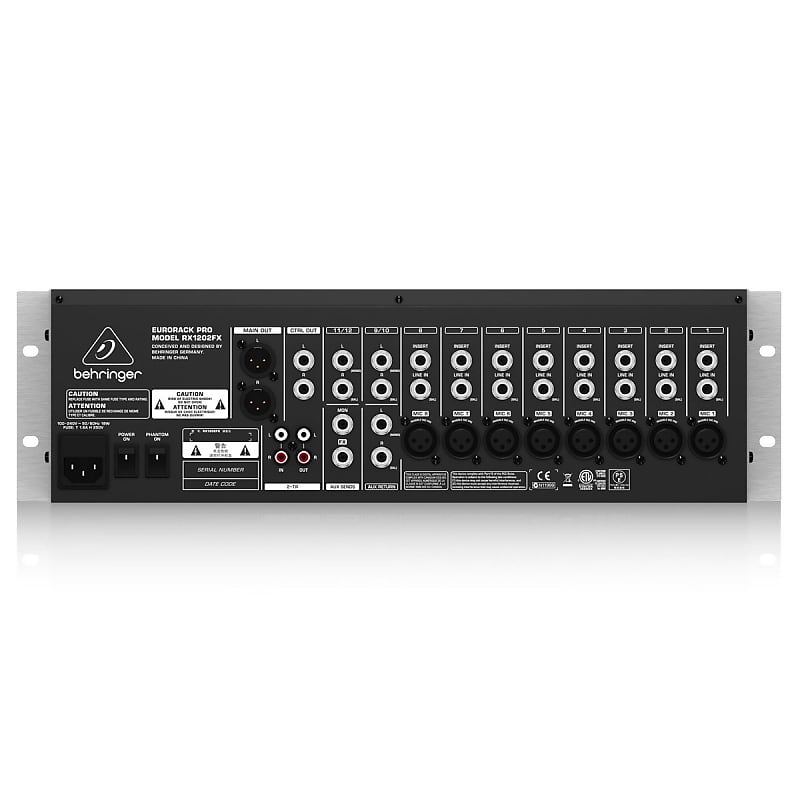 Behringer Eurorack RX1202FX Pro Mixer | Reverb Canada