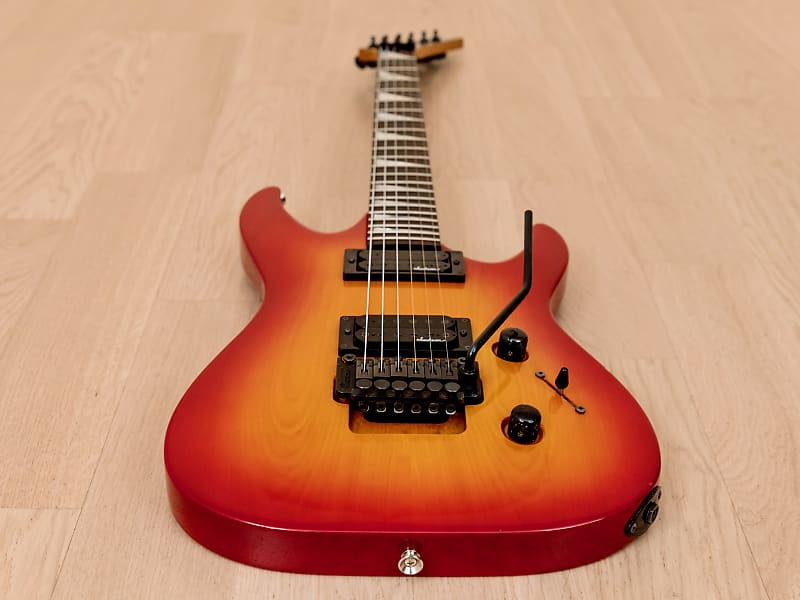 1990 Charvel by Jackson Archtop Dinky DKA-110-HH Cherry Sunburst, Japan