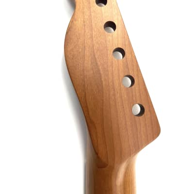 Geaux Guitar Tele Style Roasted Maple Neck w/ Rounded Fret Edges 2024 - Satin image 8
