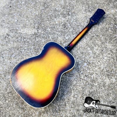 Luthier Special: Harmony Stella Full Sized Husk (1960s - Sunburst) image 12