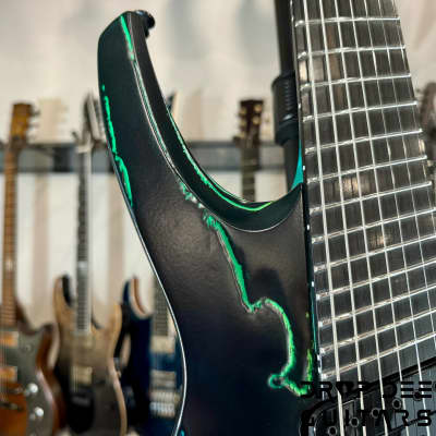 Ormsby Custom Shop Goliath Black Friday Rainbow Multiscale 7-String Electric Guitar w/ Bag-Black Friday Rainbow image 5