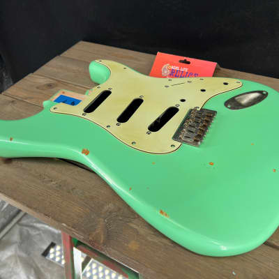 Real Life Relics Strat® Stratocaster® Body Aged Surf Green #1 image 4
