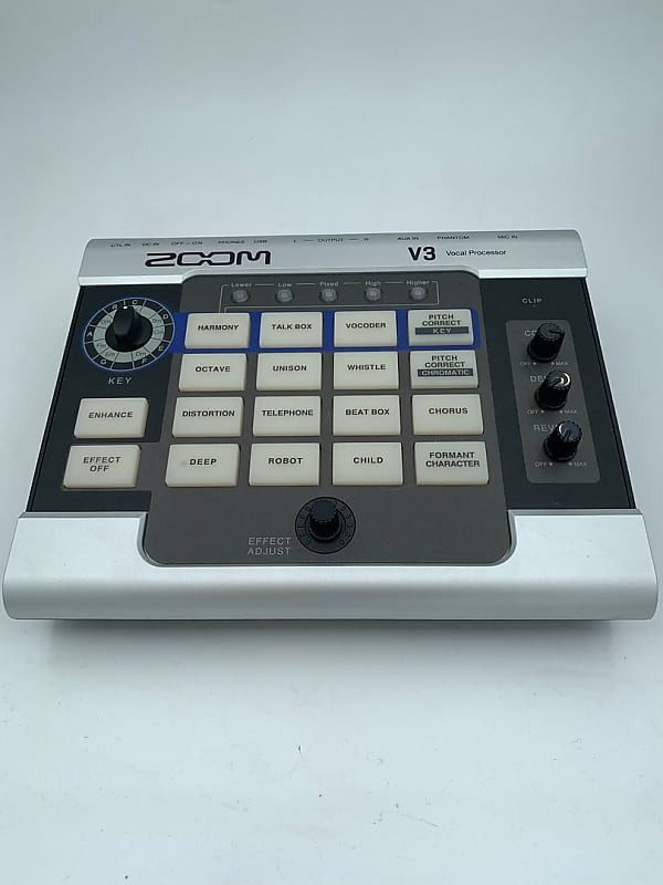 Zoom V3 Vocal Processor Vocal Effects Processor (Columbus, Reverb