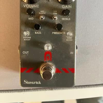 Sinvertek Drive N5-Tube Amp OD Channel with 2 Optional Gain Level & Standard Tone Shaping Network image 3