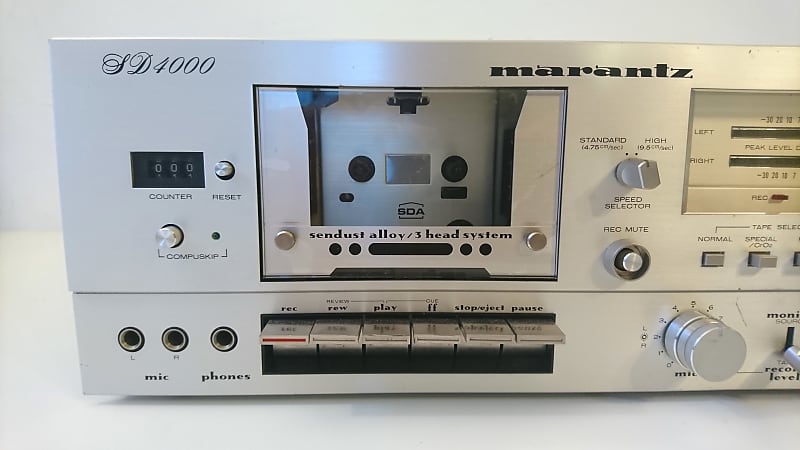 Vintage MARANTZ SD-4000 Stereo Cassette Deck deals 3 Head 2 Speed