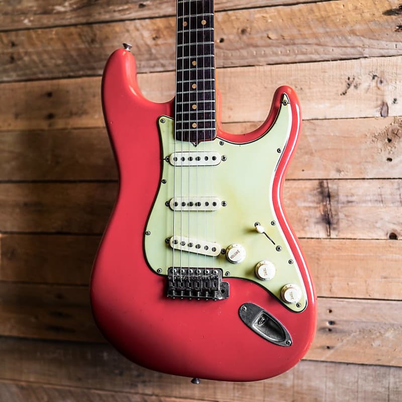 1963 Fender Stratocaster In Fiesta Red image 1