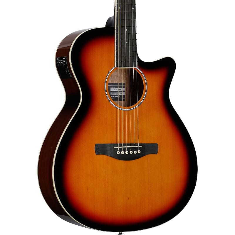 Ibanez AEG7 Acoustic-Electric Guitar, Transparent Vintage Sunburst image 1
